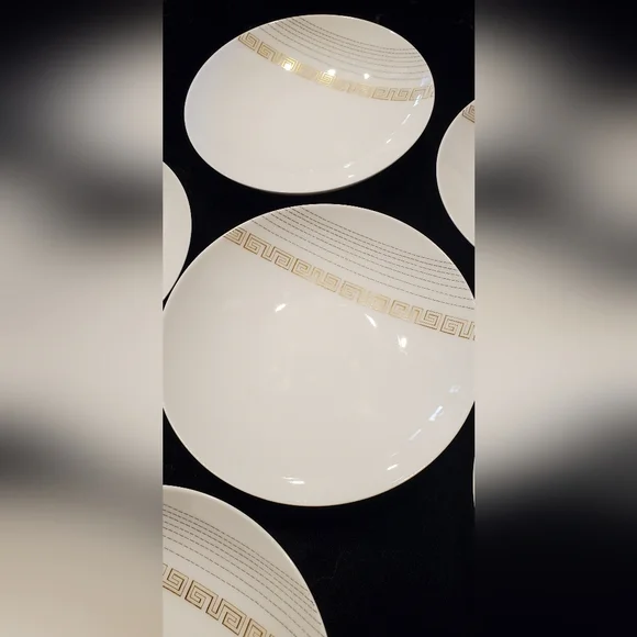 Set of 6 Sango Japan Fine China 'Apollo' - Fruit/Dessert/Sauce Saucers - Picture 6 of 8